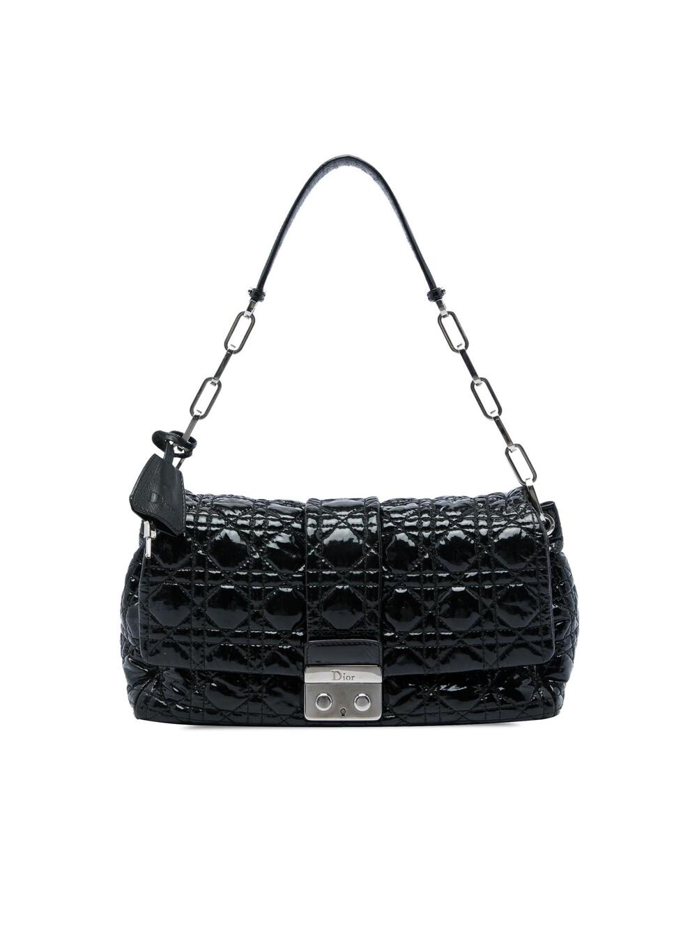Dior Patent Cannage New Lock Shoulder #368552D91B
